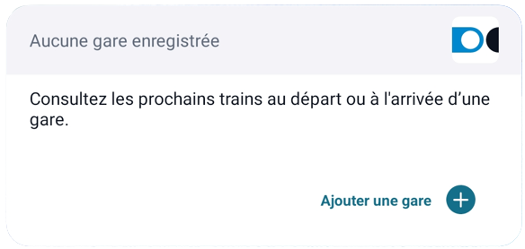 Gare non ajoutée